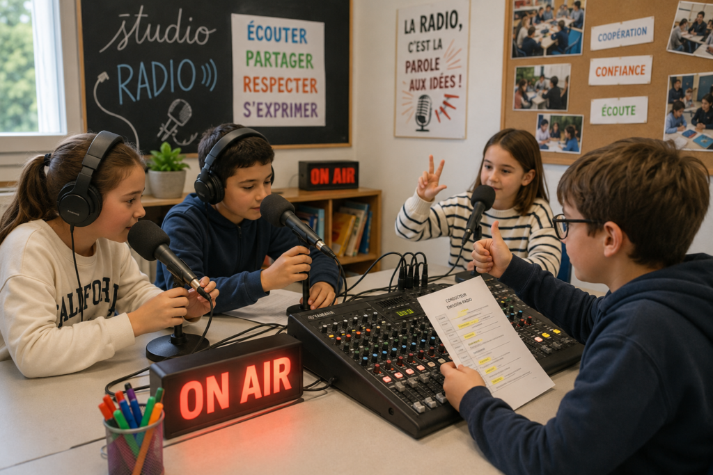La web radio scolaire : du club d’initiés au pilier de l’institution
